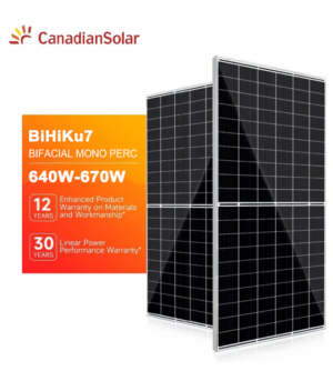 Canadia BiHiKu7 BIFACIAL MONO PERC CS7N 640w,645w,650w,655w,660w,665w 670w