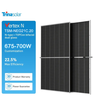 Trina Bifacial Dual Glass Monocrystalline Module 675w, 680w,685w,690w,700w