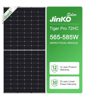 Jinko Tiger Pro 72HC 565w,570w,575w,580w,585w