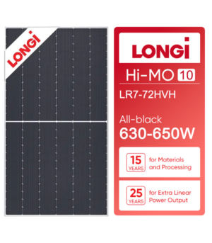 Longi Himo10 LR7-72HVH 630w, 635w, 640w,645w,650w